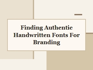 Discover Authentic Handwritten Fonts for Your Brand